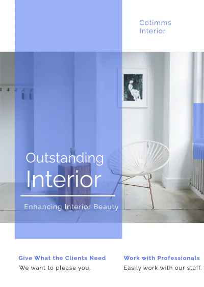 Free Interior Design Booklet Template to Edit Online
