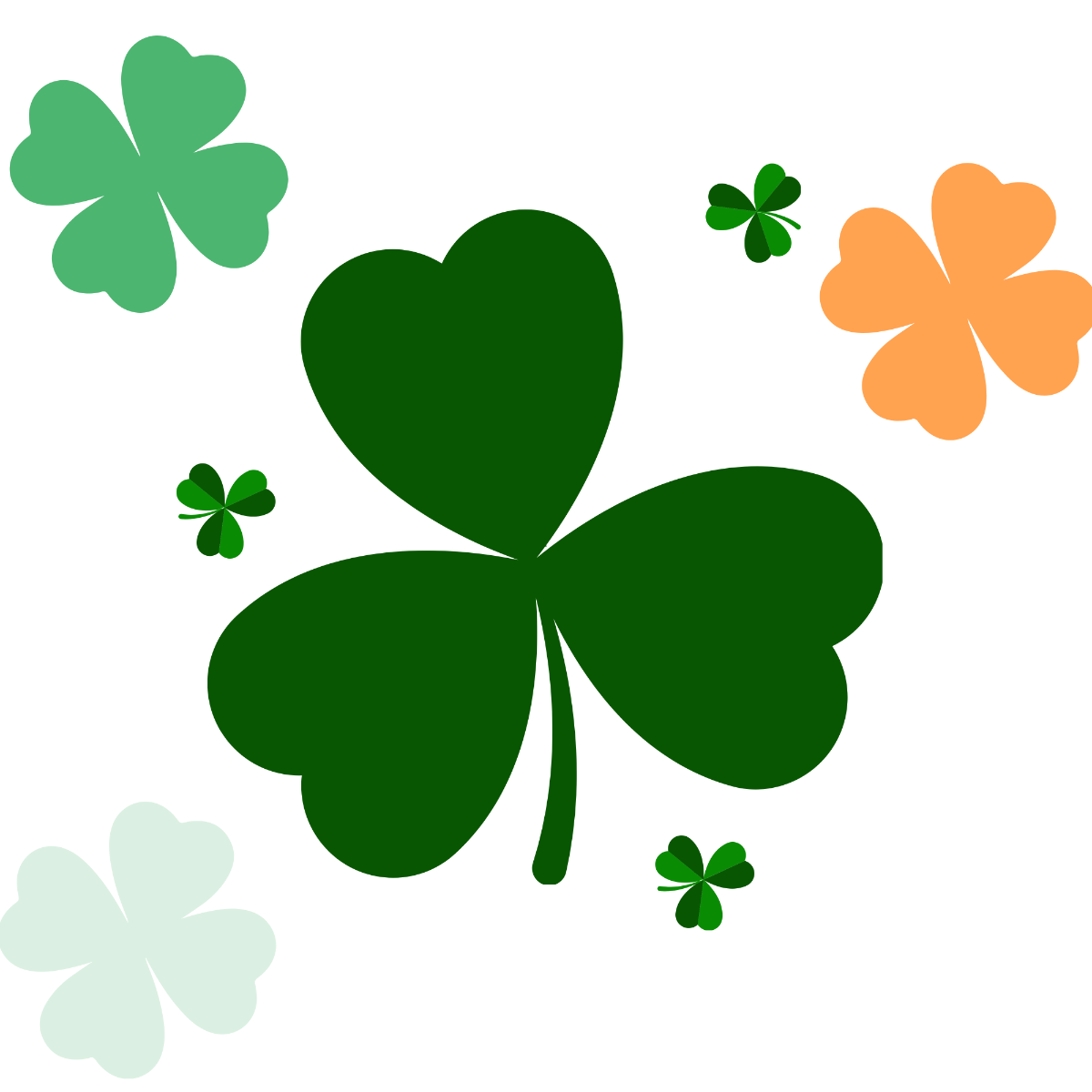 St. Patrick's Day Clove Vector Template