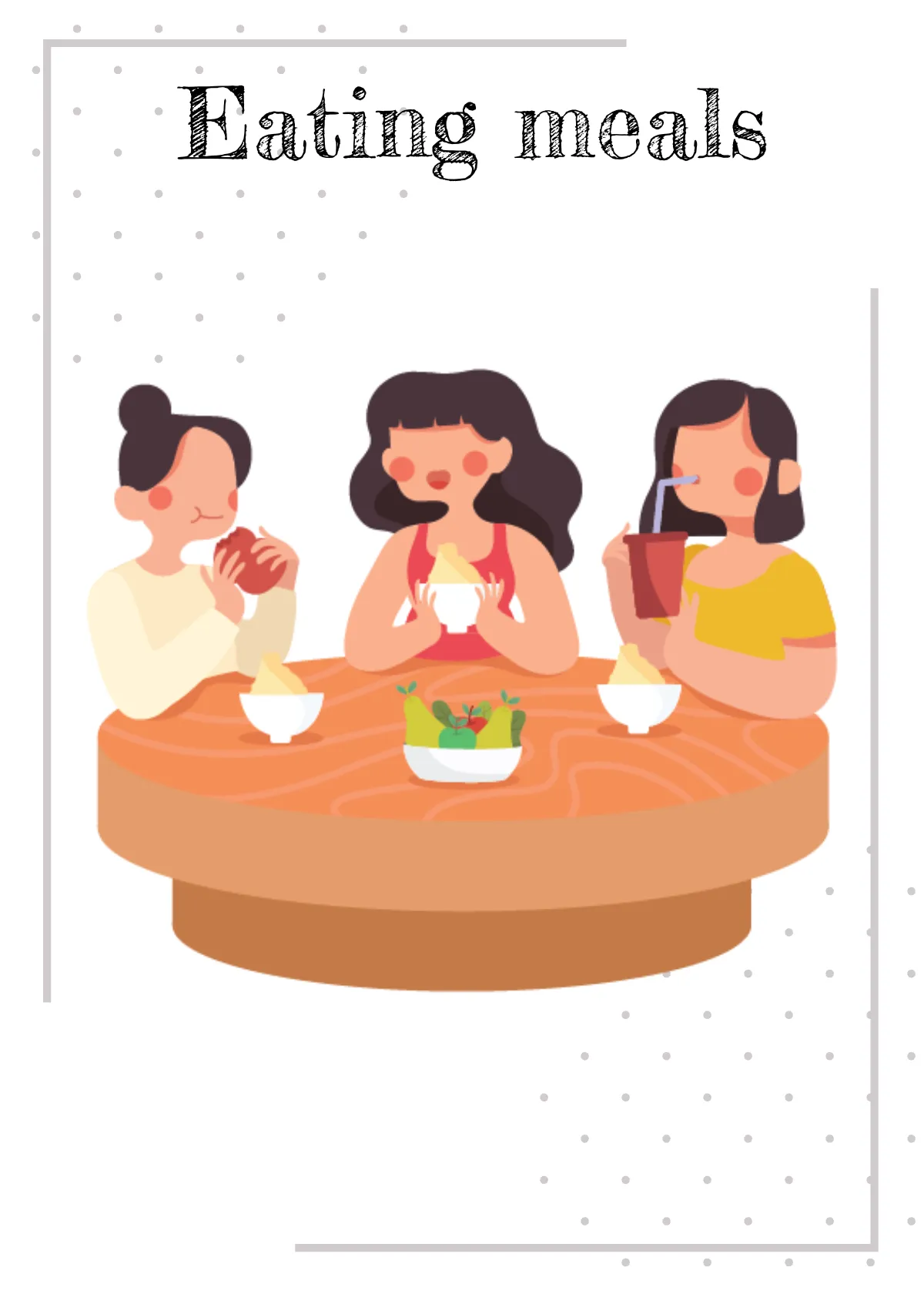 Free Daily Routine Flashcards Template to Edit Online