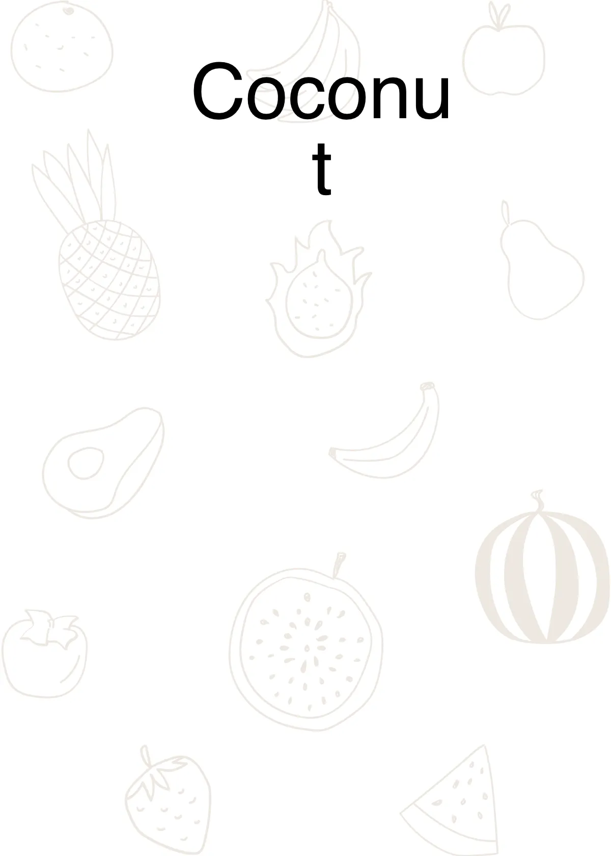Free Fruit Flashcards Template to Edit Online
