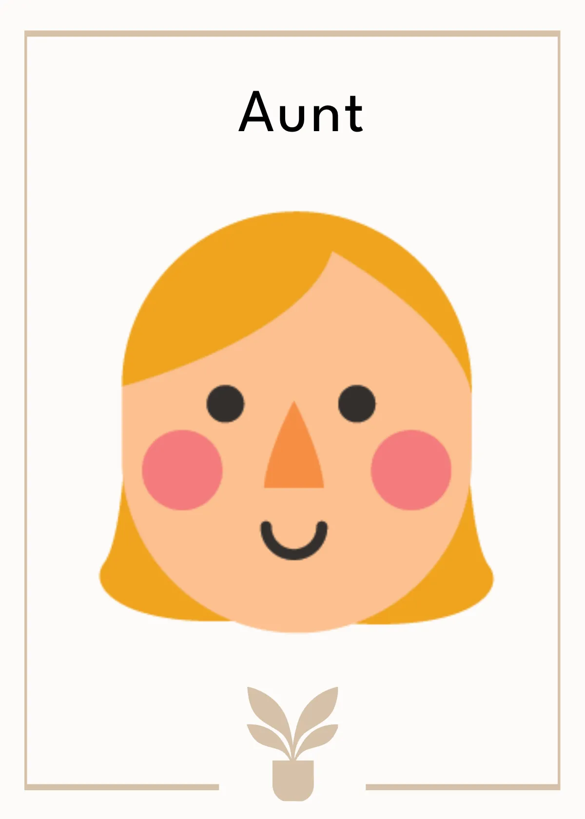 Free Family Flashcards Template to Edit Online