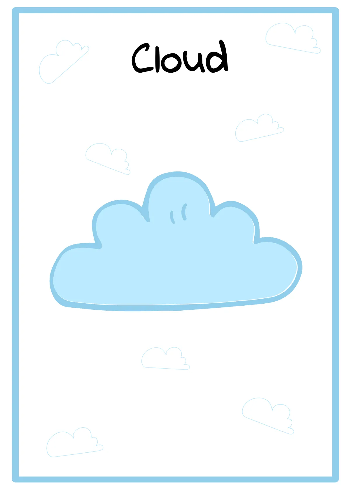 Free Newborn Flashcards Template to Edit Online