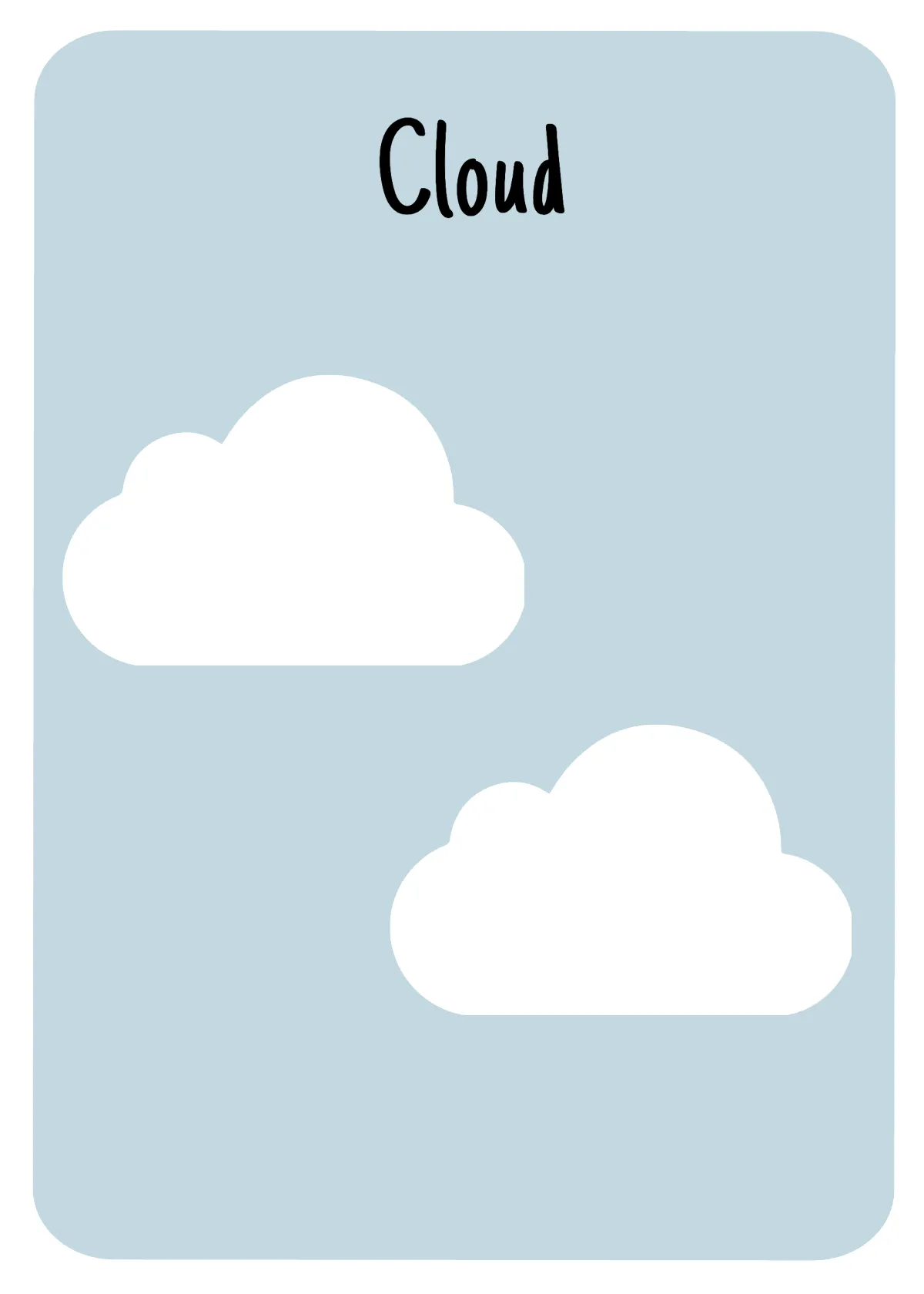 Free Flashcards for Kids Template to Edit Online