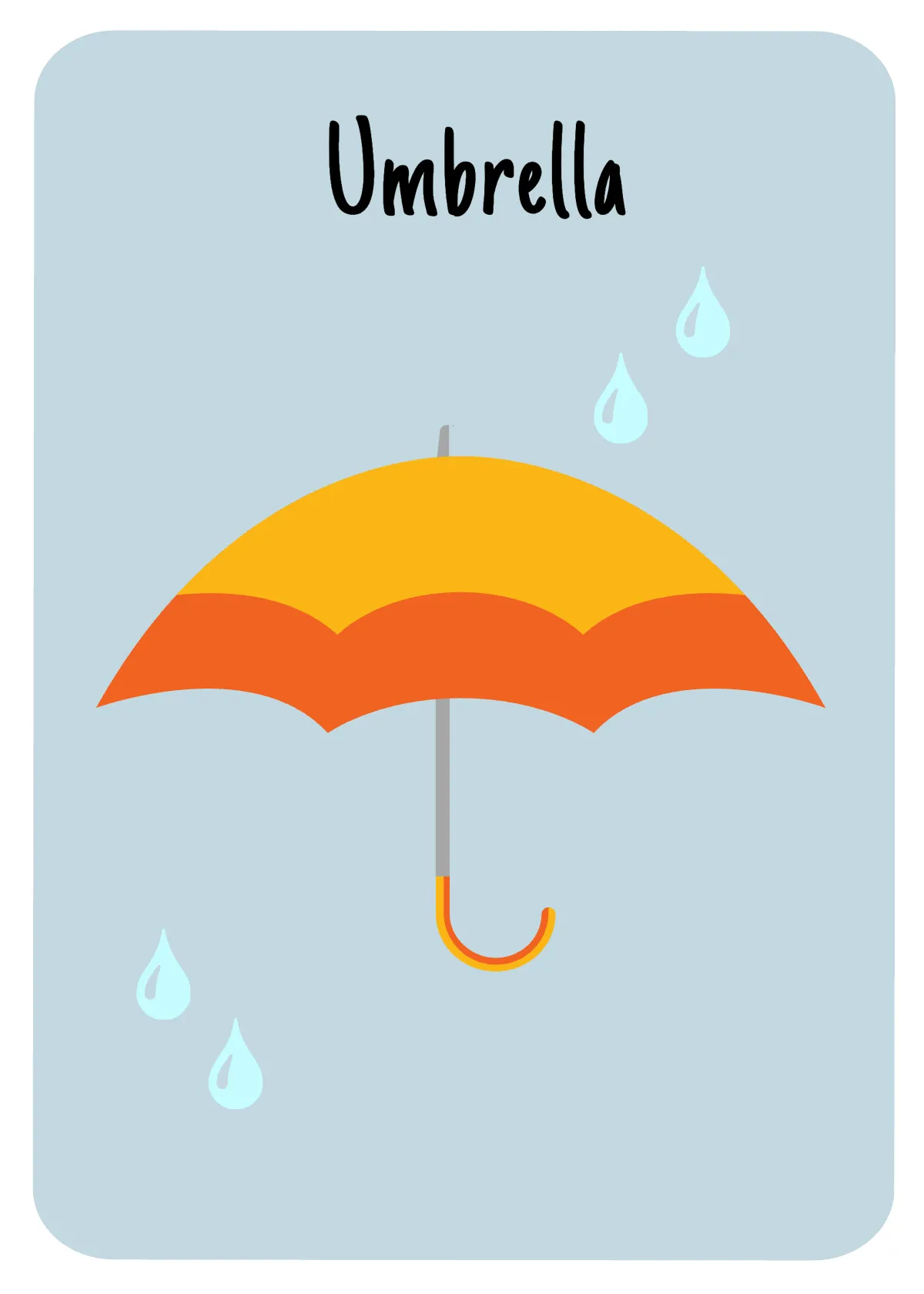 Free Flashcards for Kids Template to Edit Online