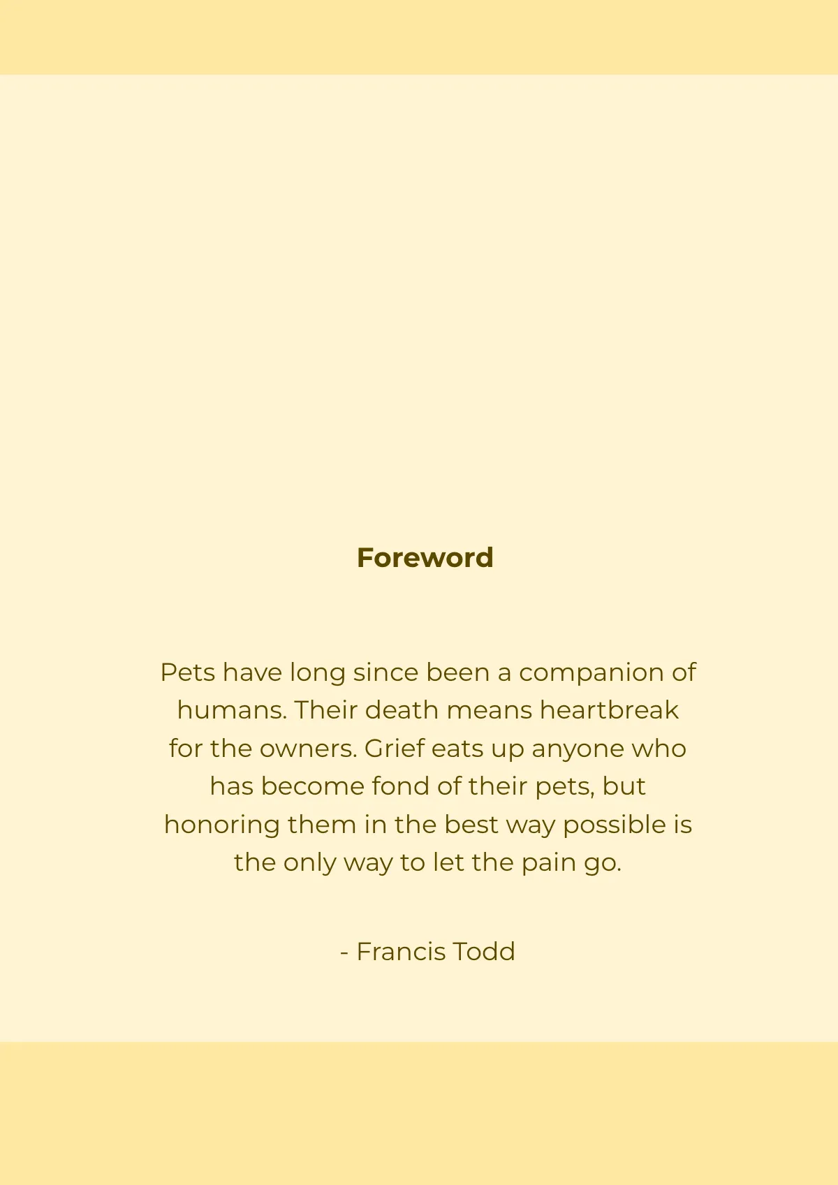 Free Pet Memorial Photo Magnet Template to Edit Online