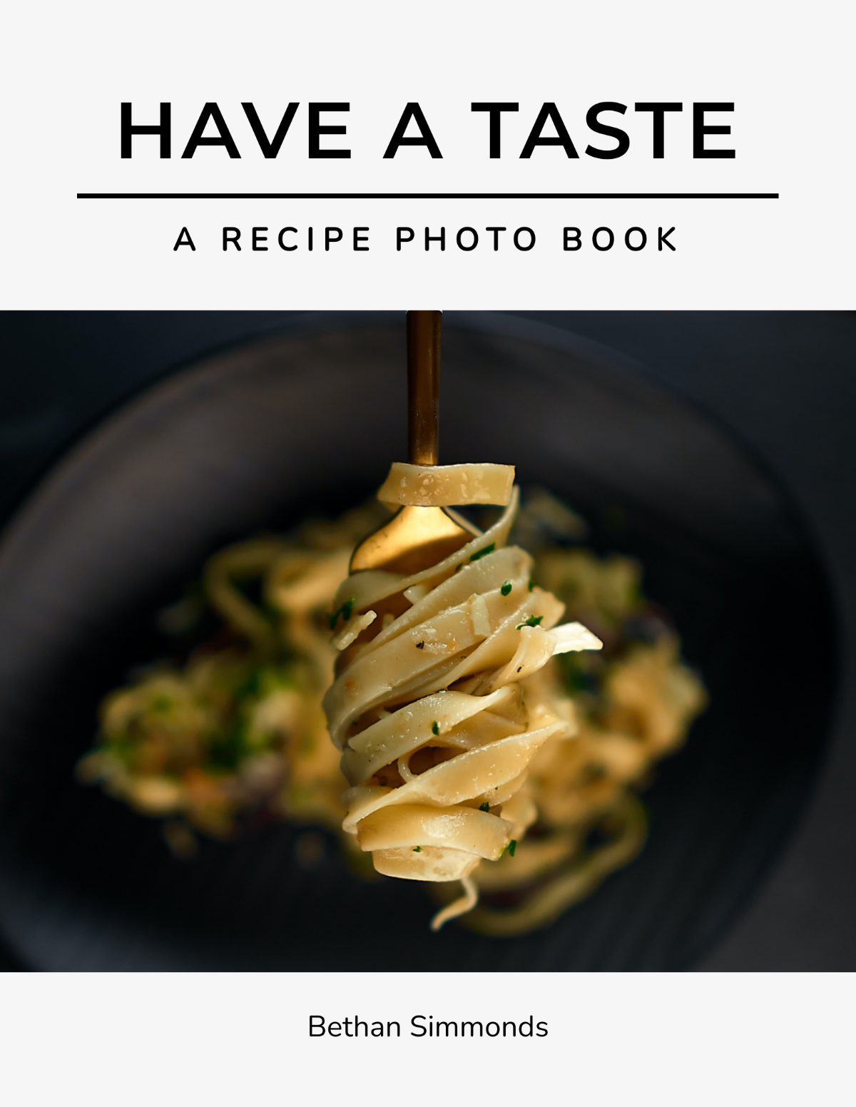 Free Recipe Photo Book Template
