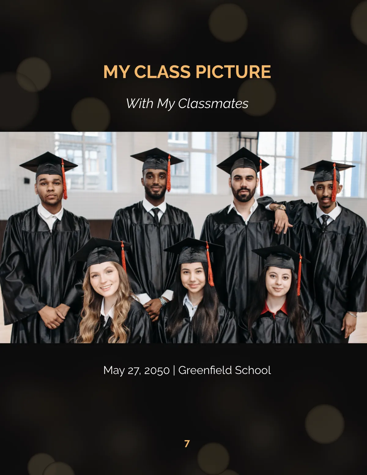 Free Modern Graduation Photo Book Template to Edit Online