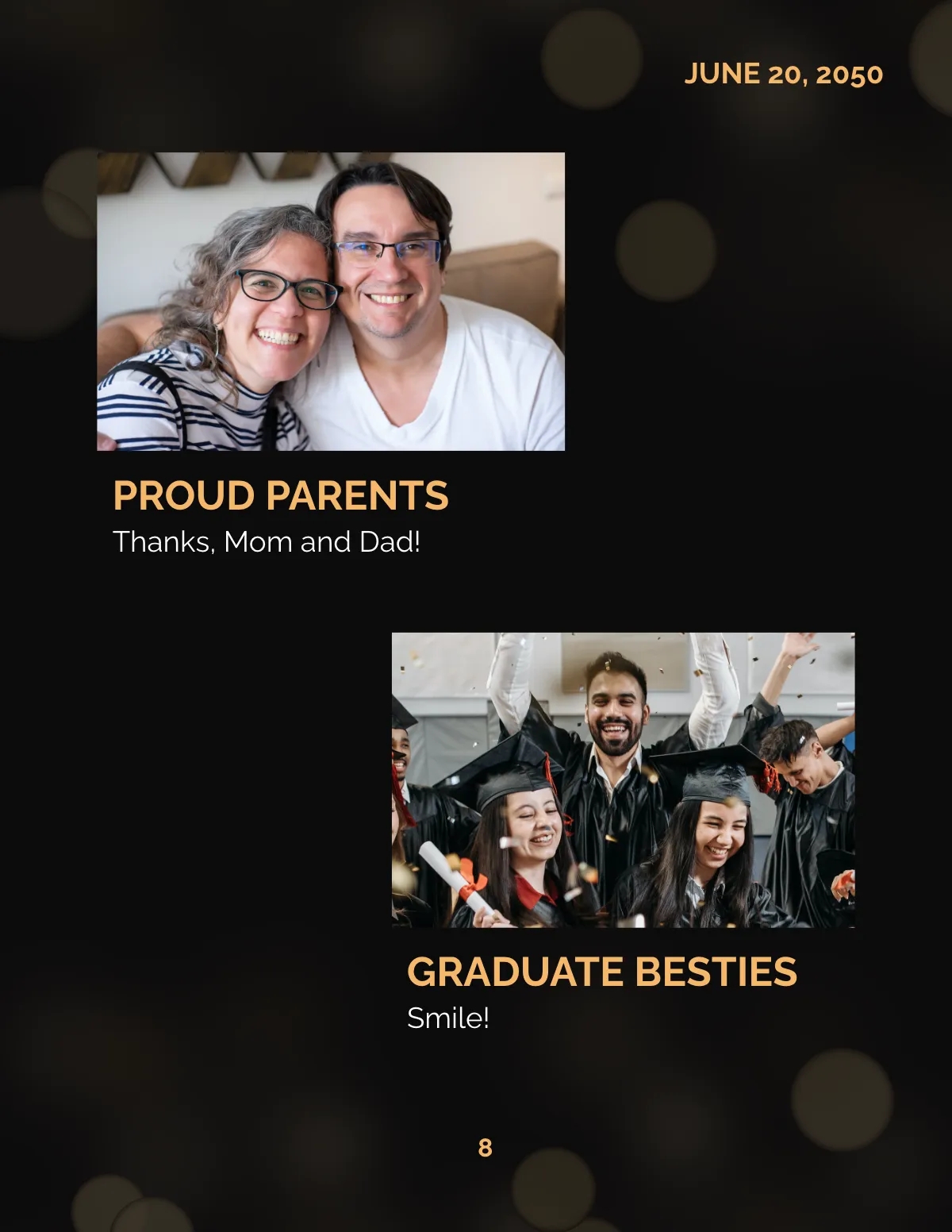 Free Modern Graduation Photo Book Template to Edit Online