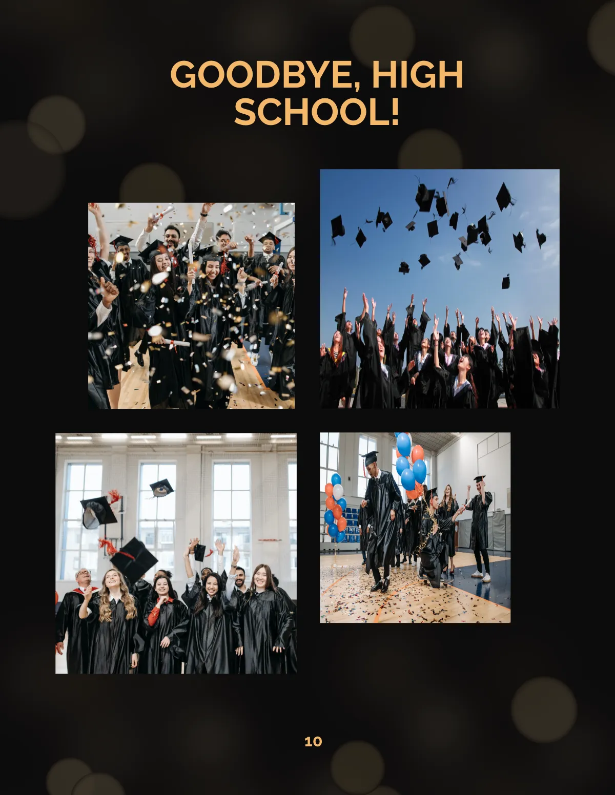 Free Modern Graduation Photo Book Template to Edit Online
