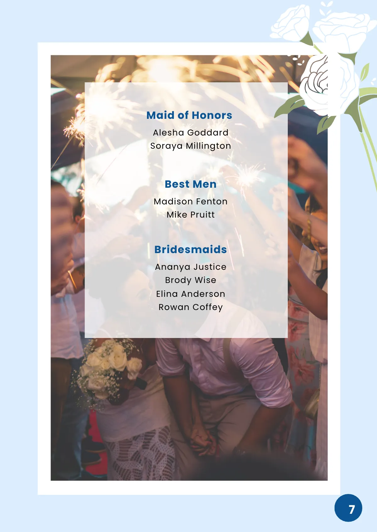 Free Wedding Program Booklet Template to Edit Online