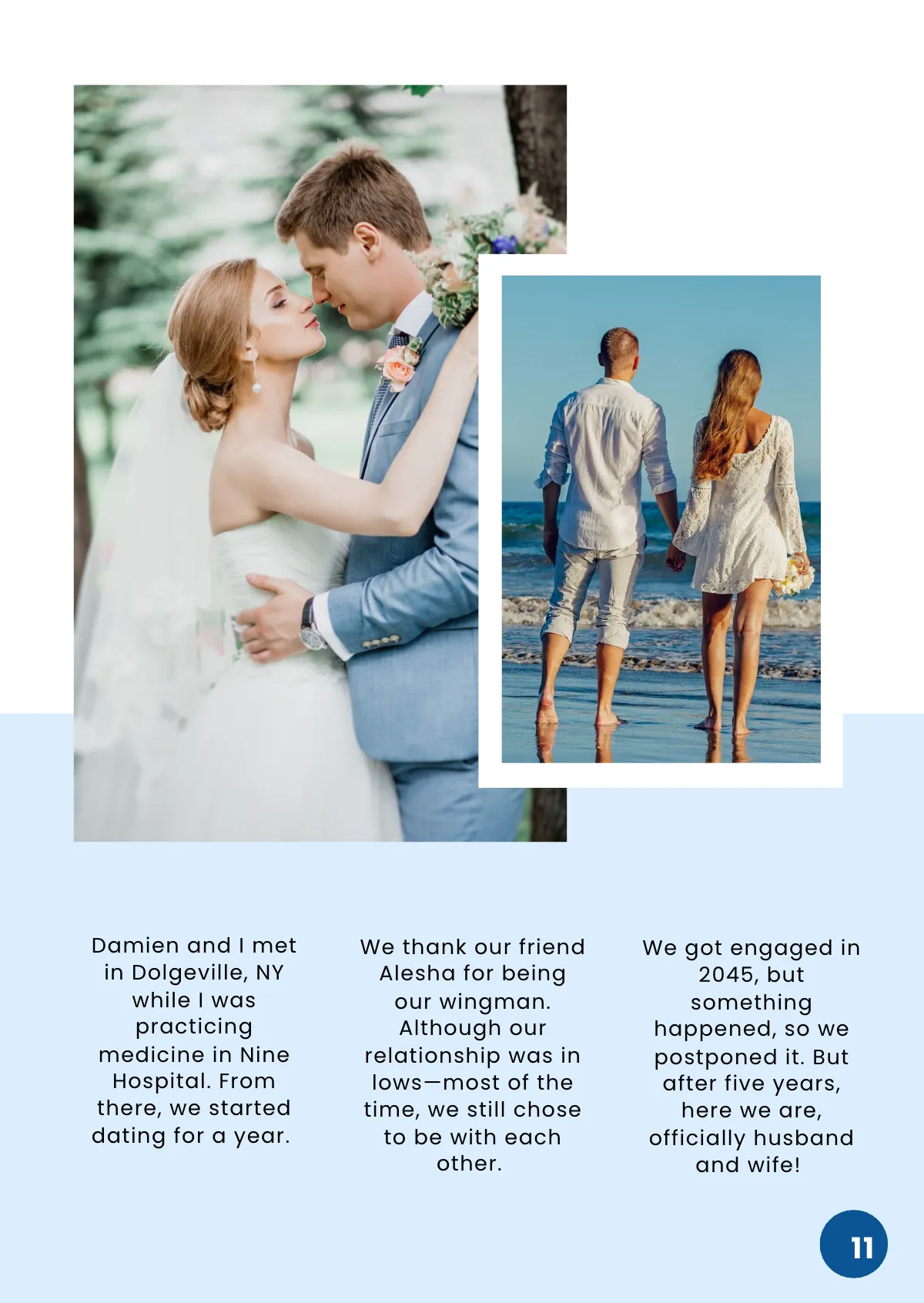 Free Wedding Program Booklet Template to Edit Online