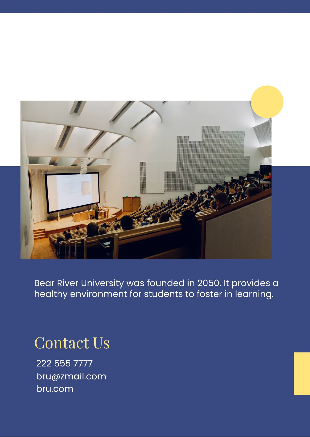 Free School Project Booklet Template to Edit Online