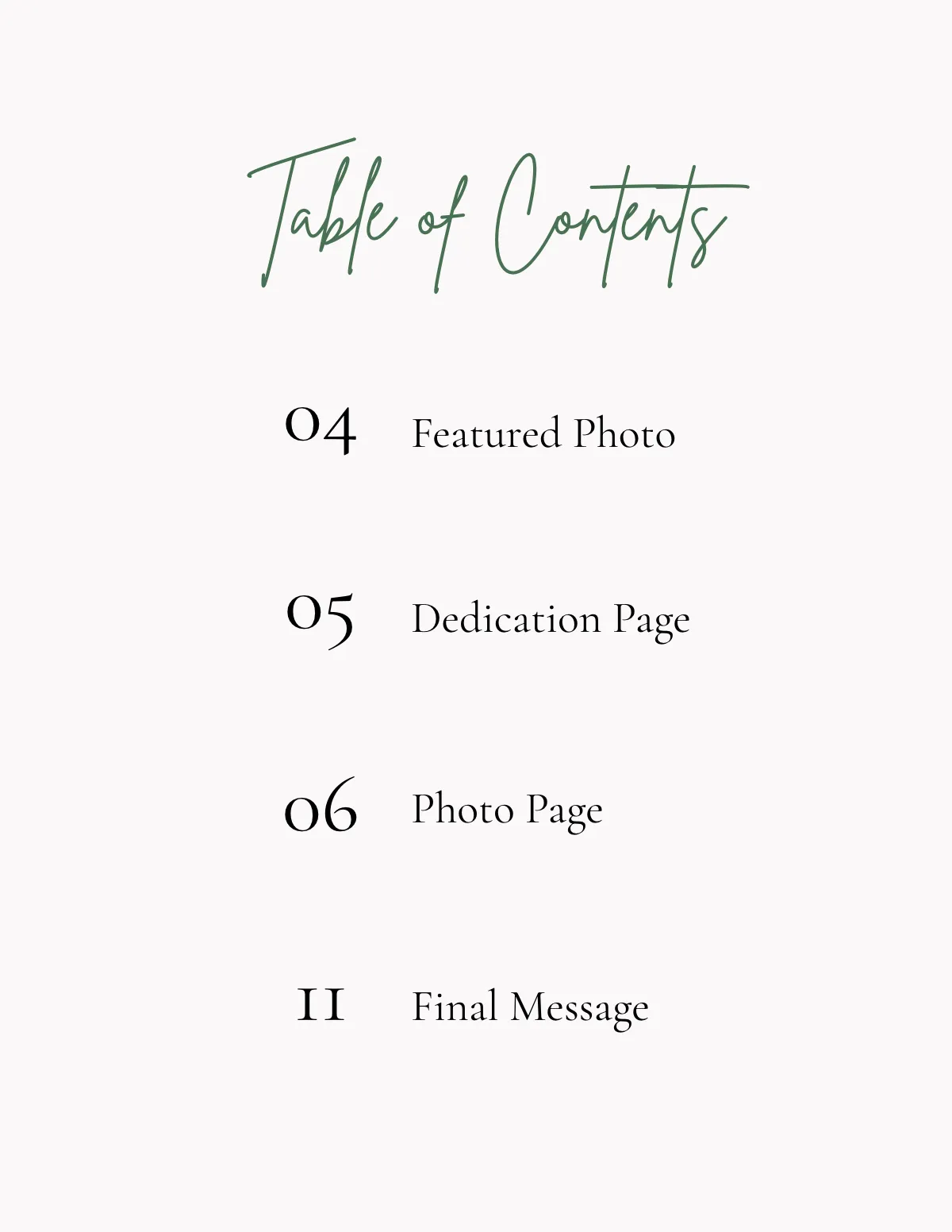 Free Blank Anniversary Photo Book Template to Edit Online