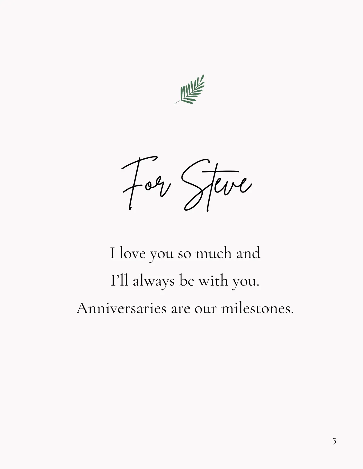 Free Blank Anniversary Photo Book Template to Edit Online