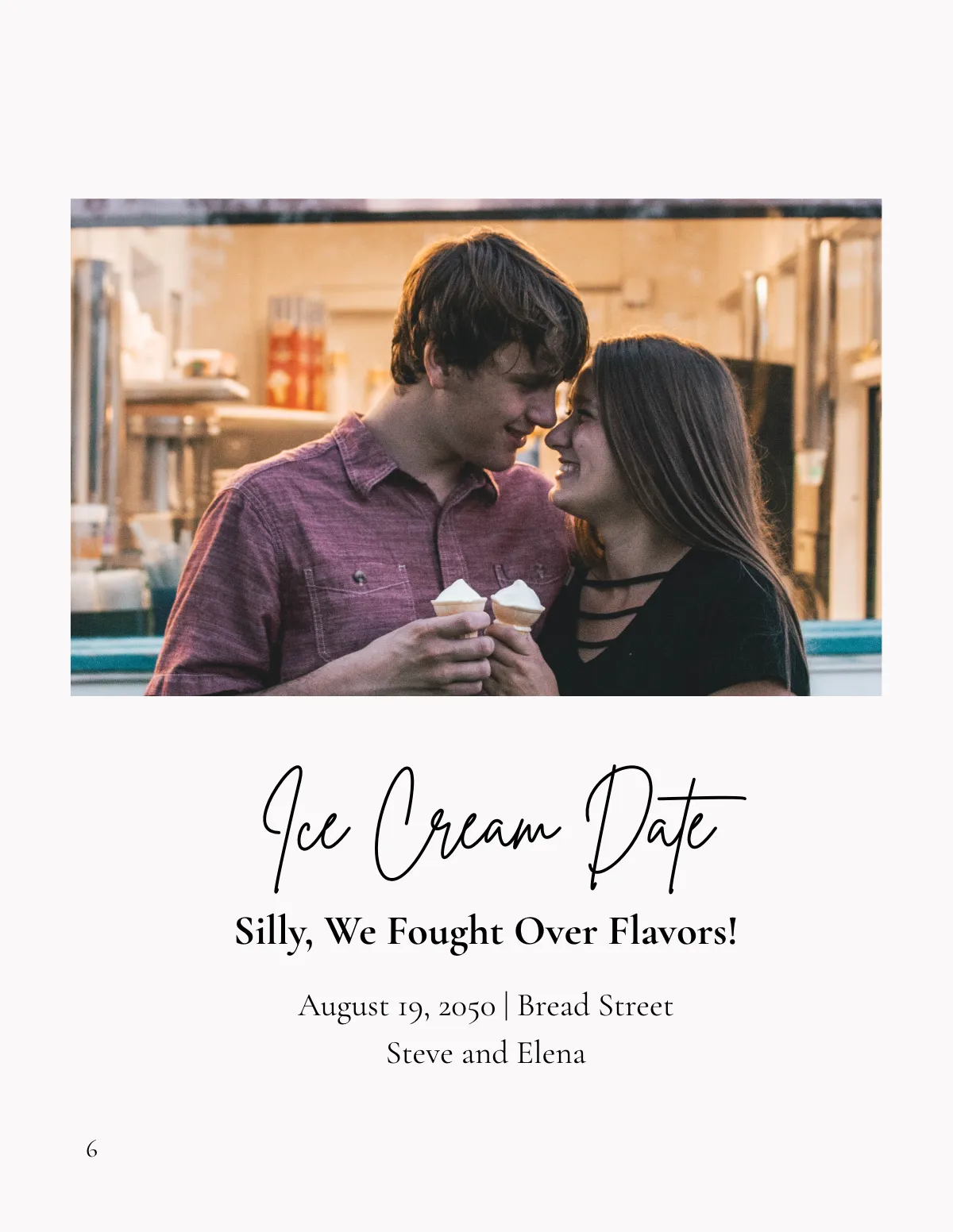 Free Blank Anniversary Photo Book Template to Edit Online