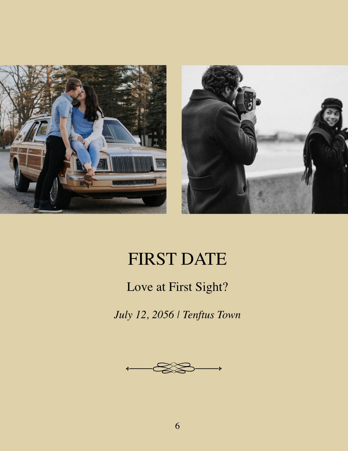 Free Vintage Photo Book Template to Edit Online