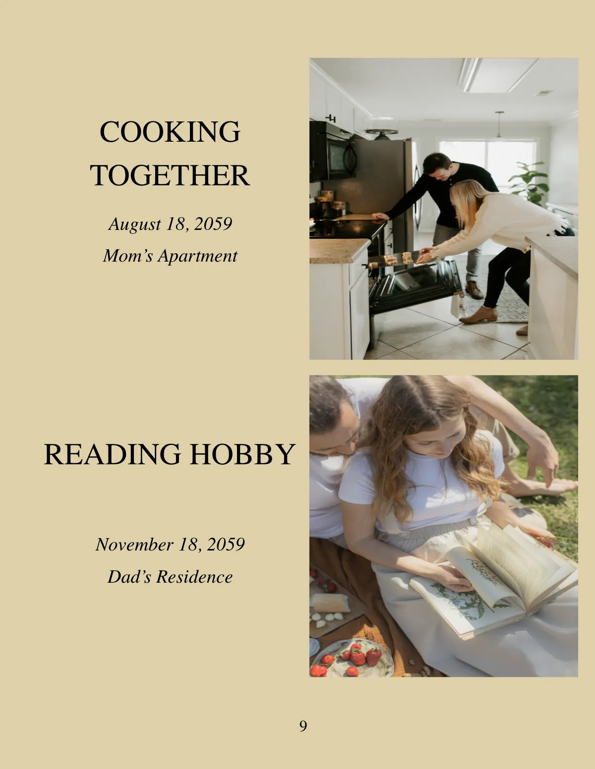 Free Vintage Photo Book Template to Edit Online