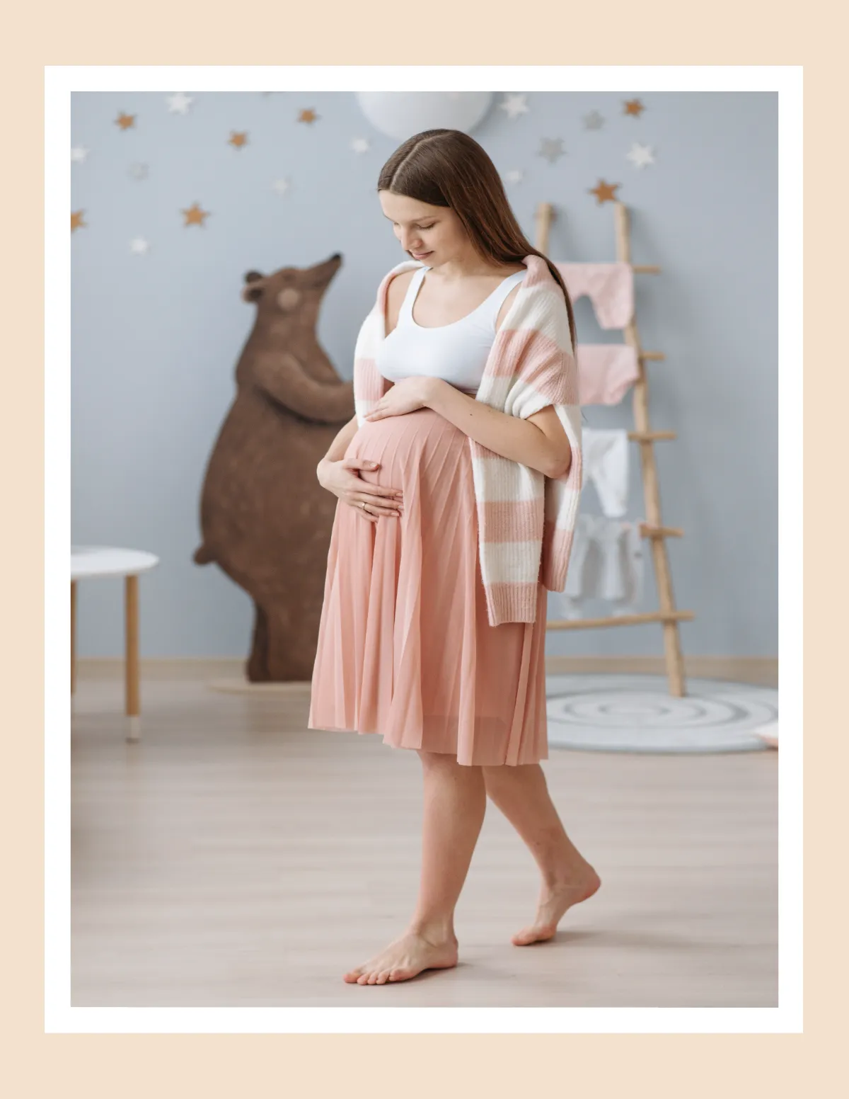 Free Pregnancy Photo Book Template to Edit Online