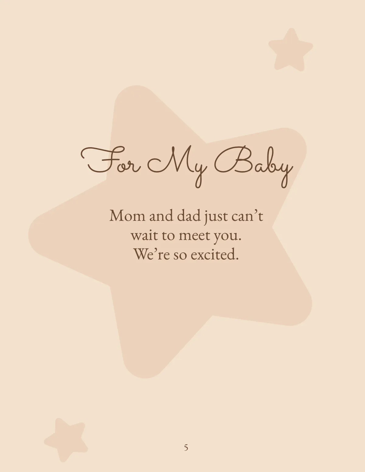 Free Pregnancy Photo Book Template to Edit Online