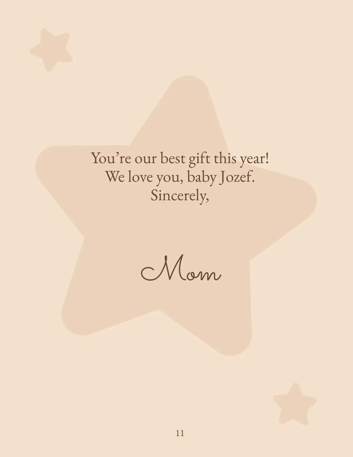 Free Pregnancy Photo Book Template to Edit Online