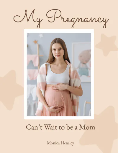 Free Pregnancy Photo Book Template to Edit Online