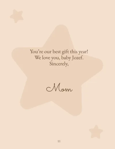 Free Pregnancy Photo Book Template to Edit Online