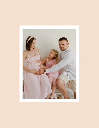 Free Pregnancy Photo Book Template to Edit Online
