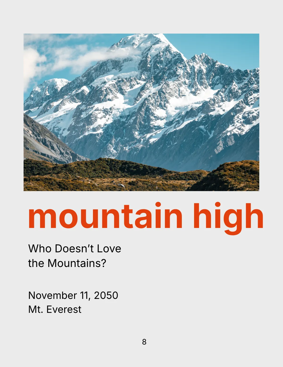 Free Travel Background Photo Book Template to Edit Online