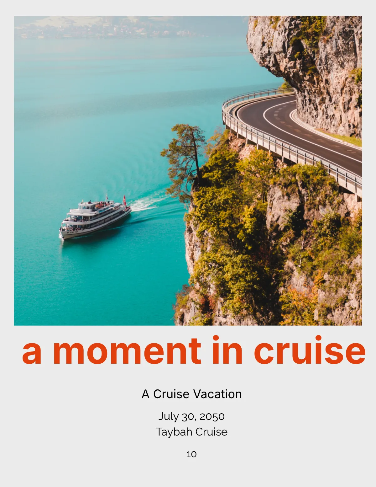 Free Travel Background Photo Book Template to Edit Online