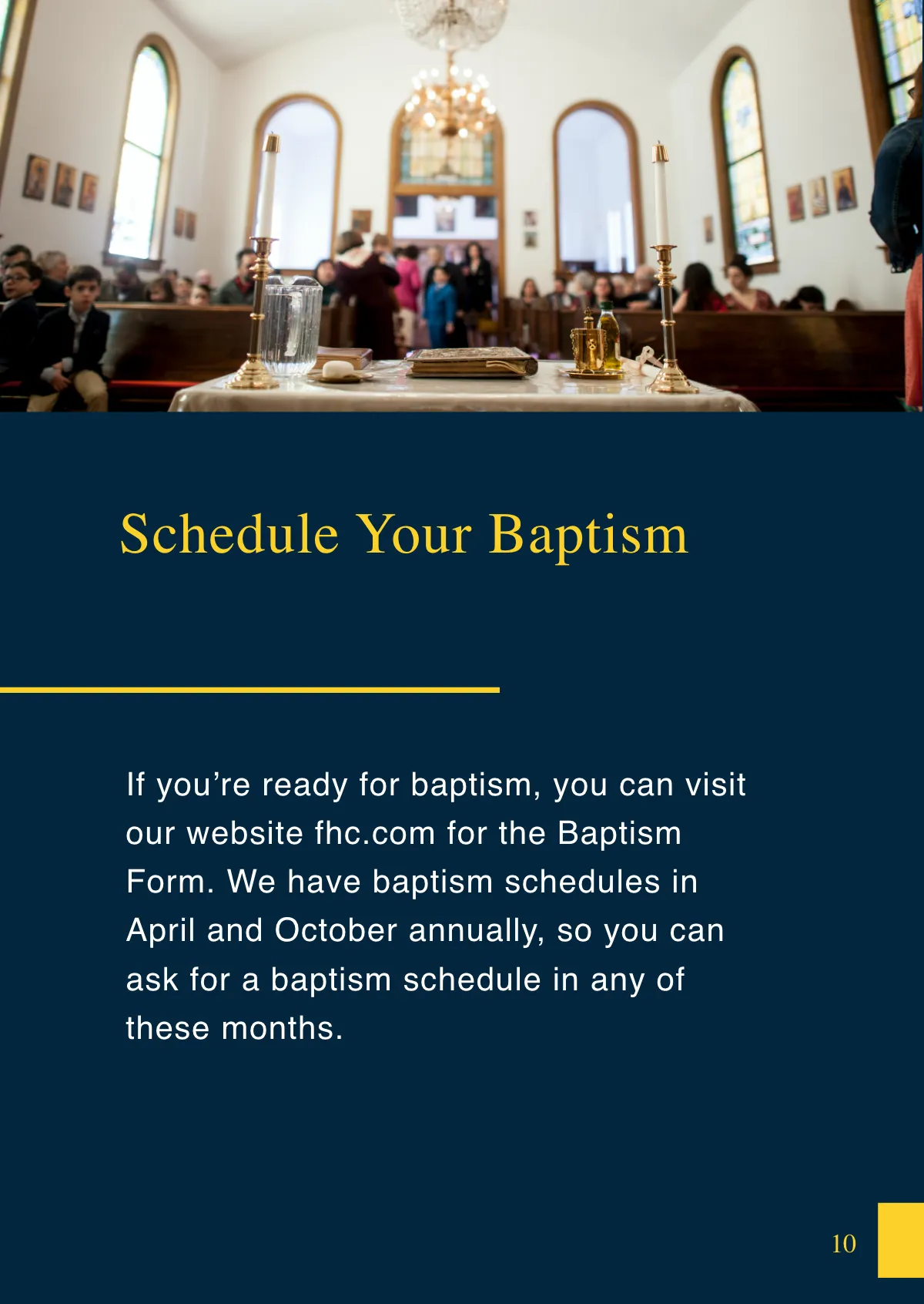 Free Baptism Booklet Template to Edit Online