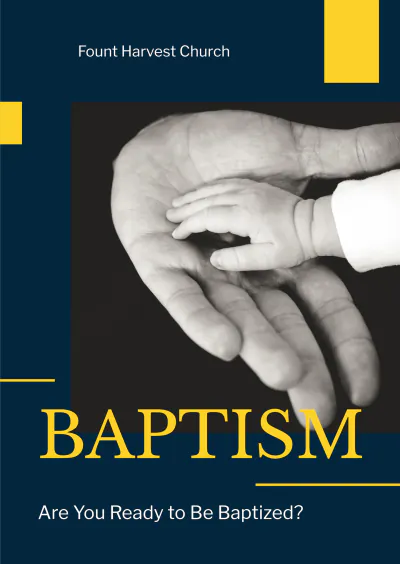Free Baptism Booklet Template to Edit Online