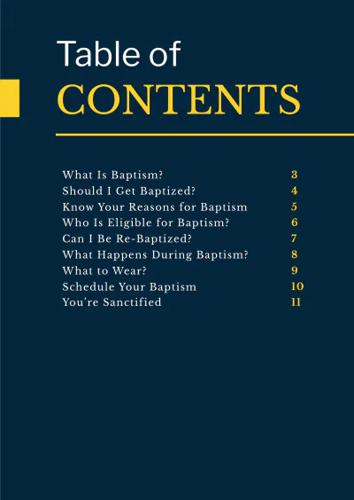 Free Baptism Booklet Template to Edit Online