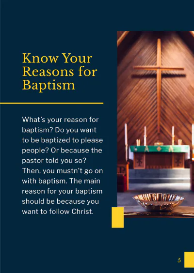 Free Baptism Booklet Template to Edit Online