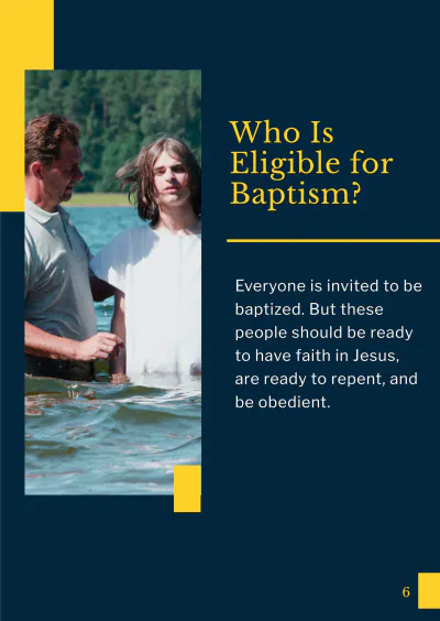 Free Baptism Booklet Template to Edit Online