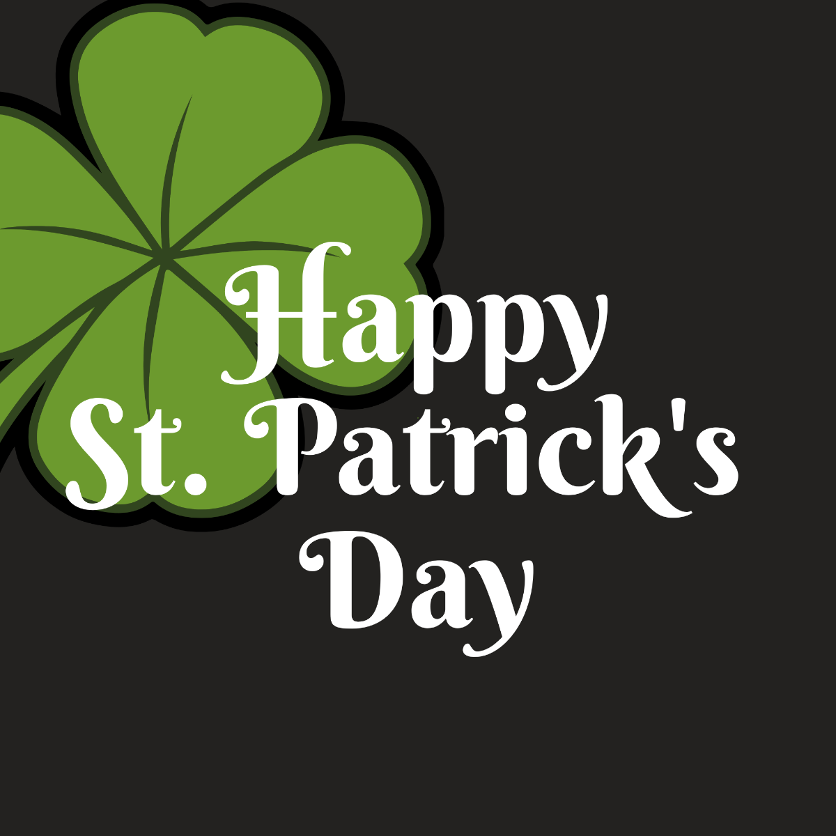 St. Patrick's Day Holiday Vector Template