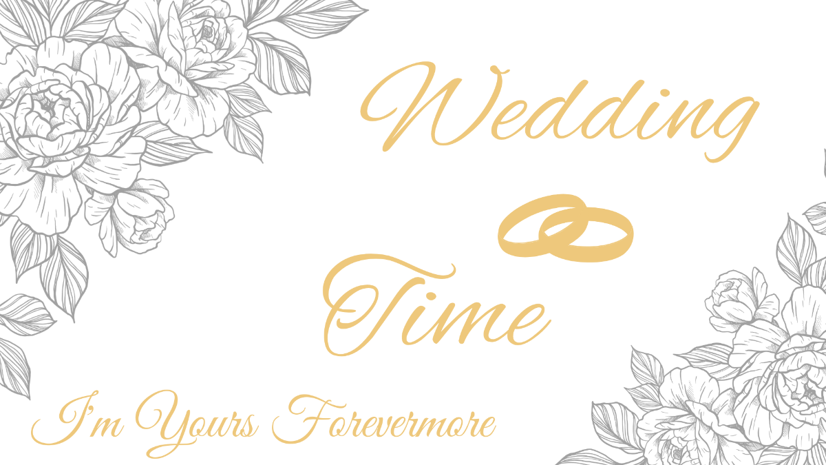 Wedding Font Wallpaper Template