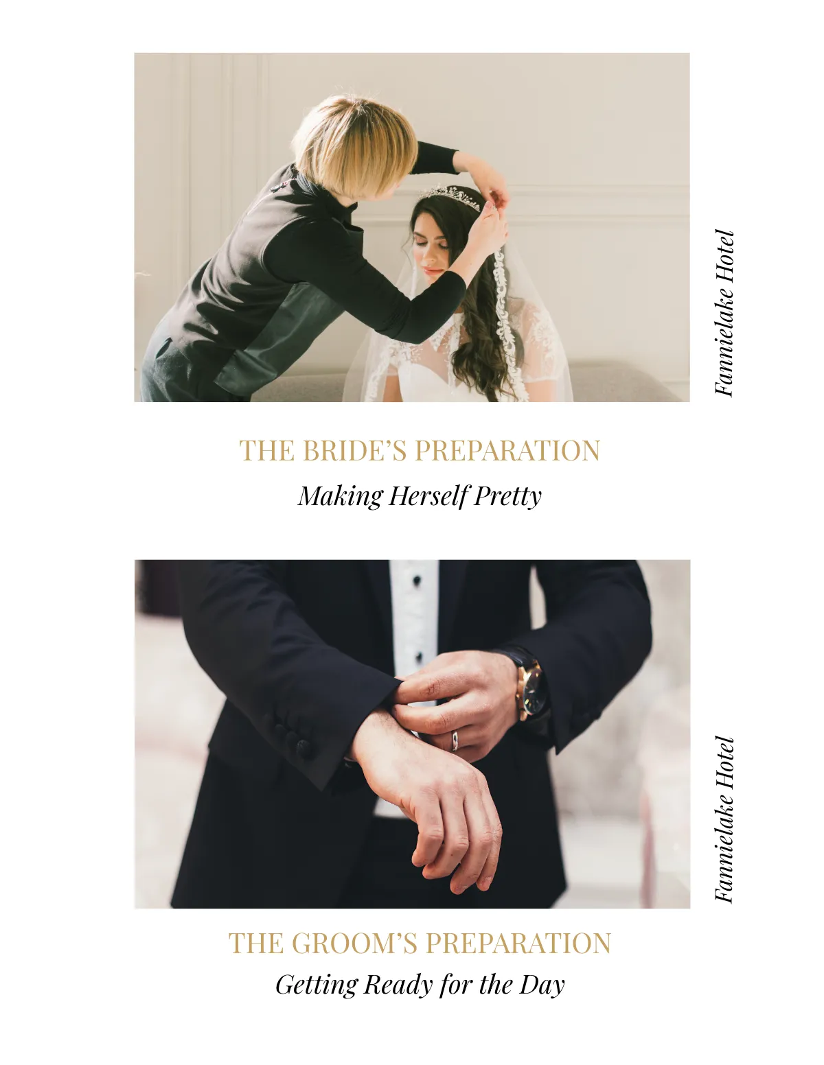 Free Aesthetic Wedding Photobook Template to Edit Online
