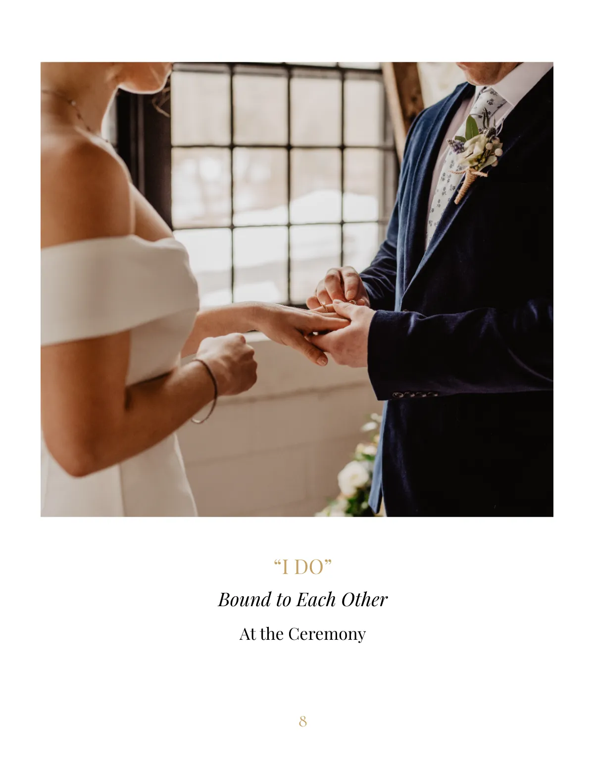 Free Aesthetic Wedding Photobook Template to Edit Online