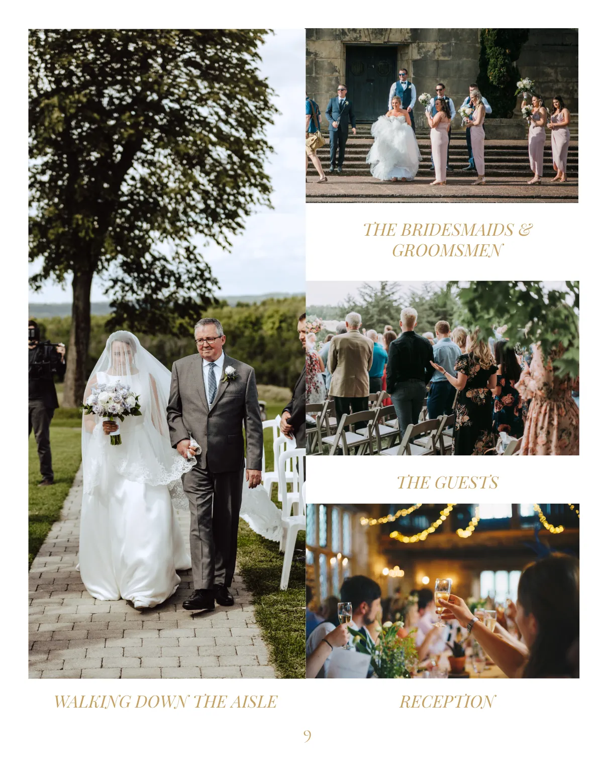 Free Aesthetic Wedding Photobook Template to Edit Online