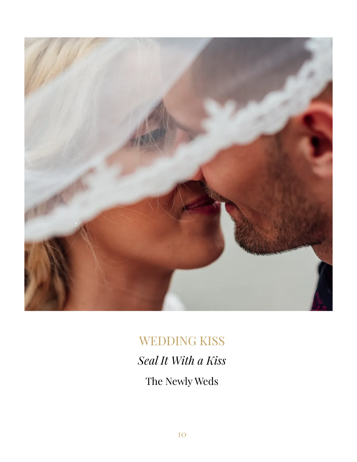 Free Aesthetic Wedding Photobook Template to Edit Online