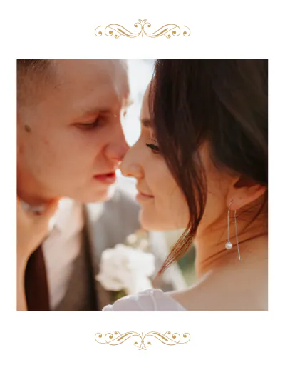 Free Aesthetic Wedding Photobook Template to Edit Online