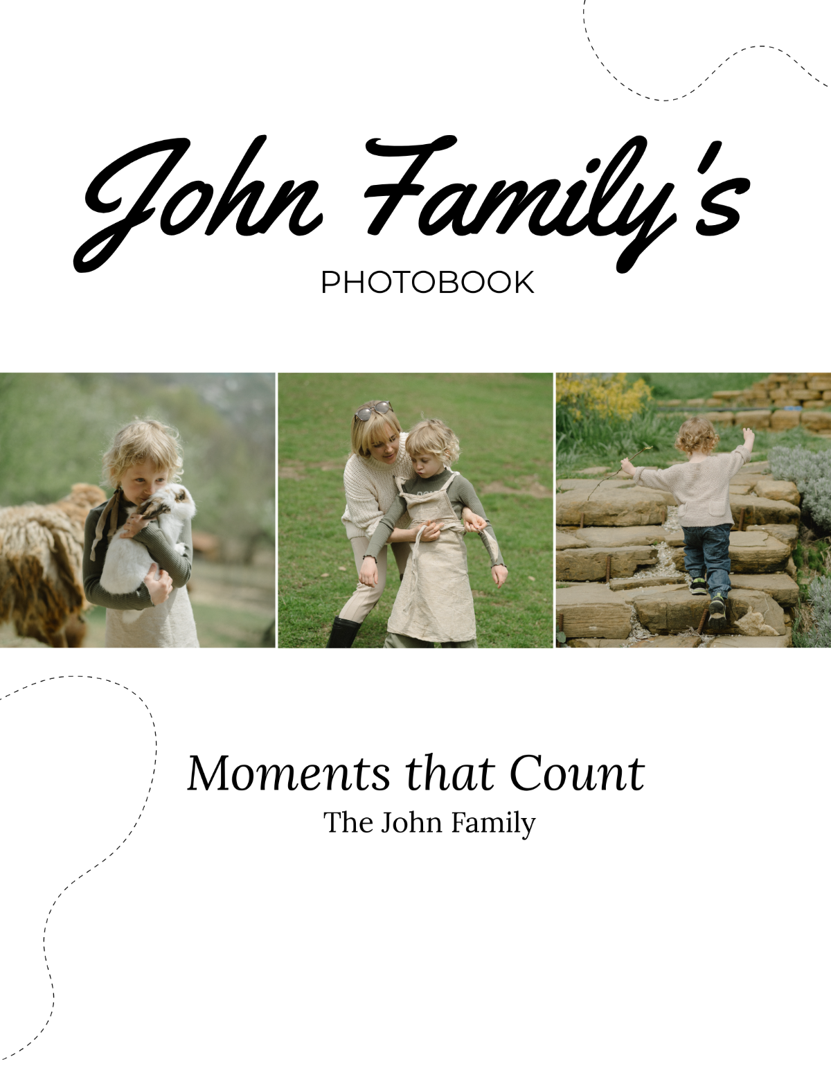 Family Photo Book Template