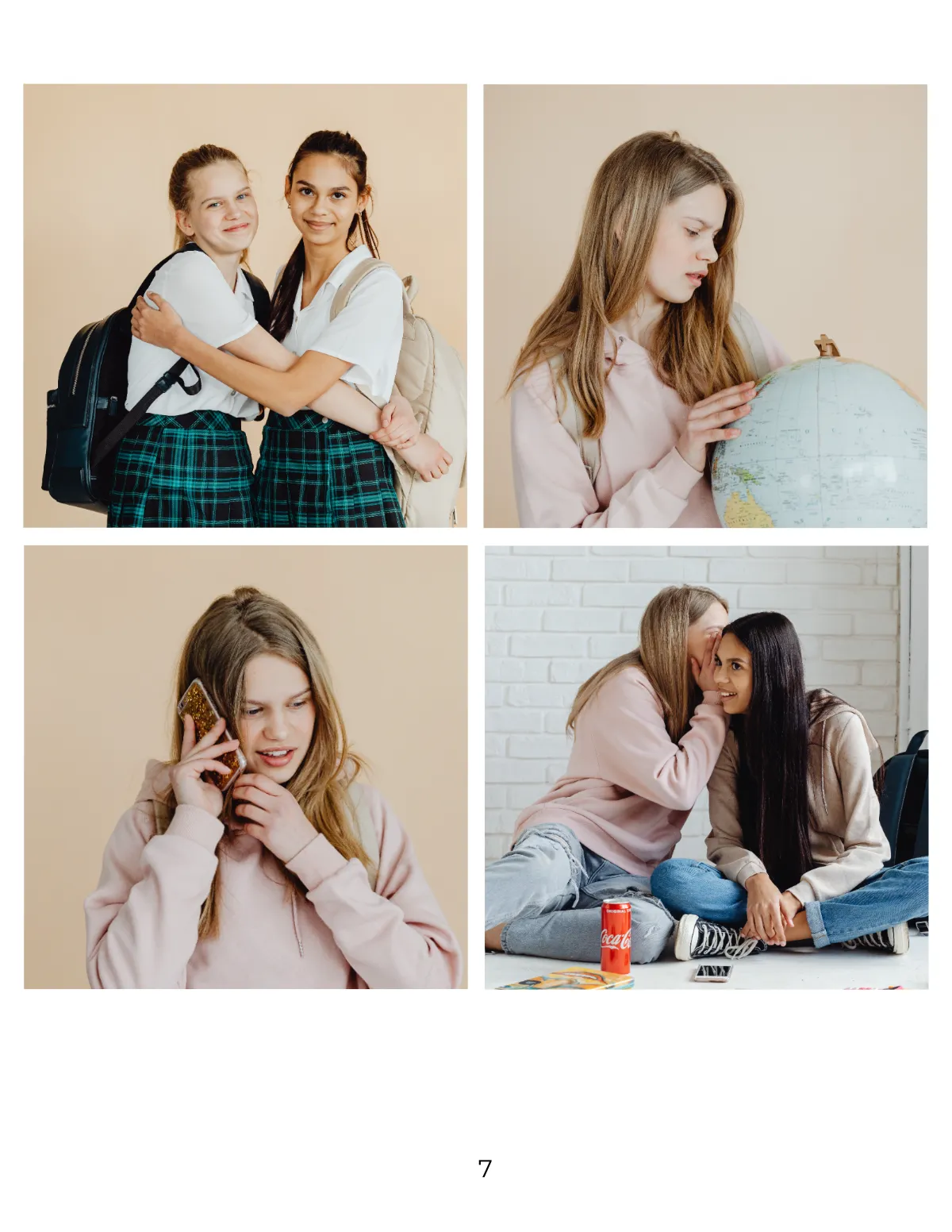 Free Simple School Photobook Template to Edit Online