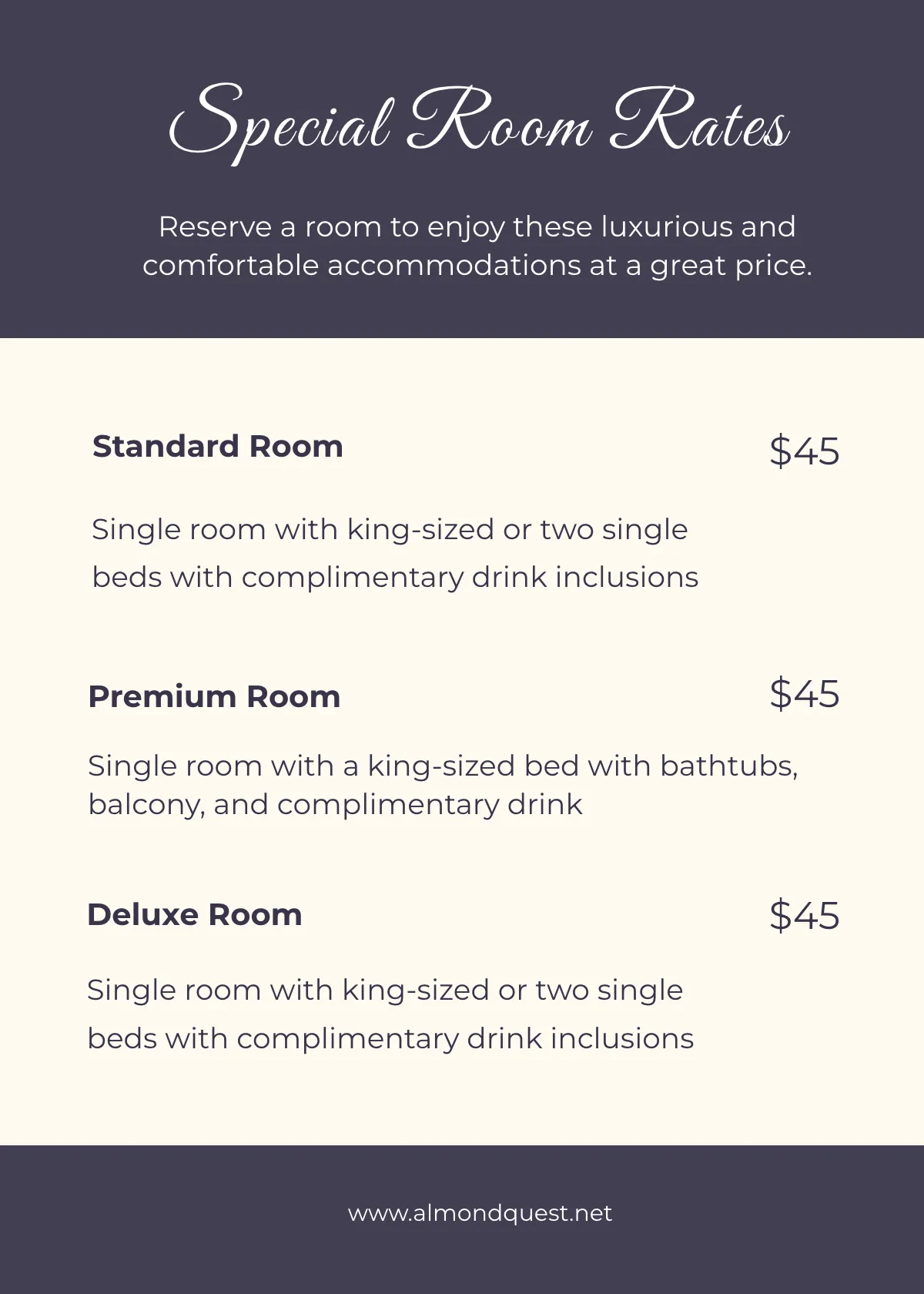 Free Reserved Table Tent Template to Edit Online