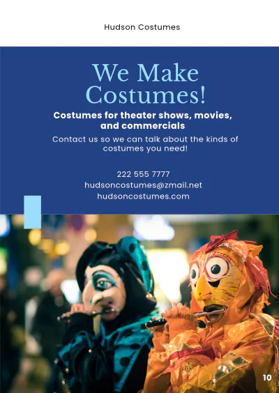 Free Professional Booklet Template to Edit Online