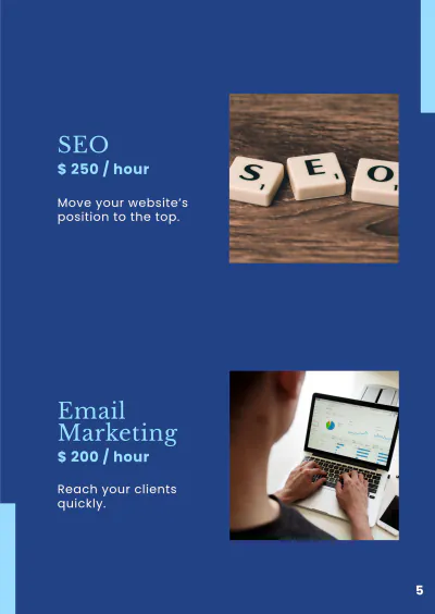 Free Professional Booklet Template to Edit Online