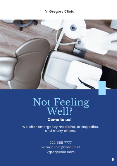 Free Professional Booklet Template to Edit Online