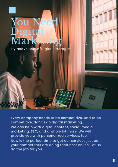 Free Professional Booklet Template to Edit Online