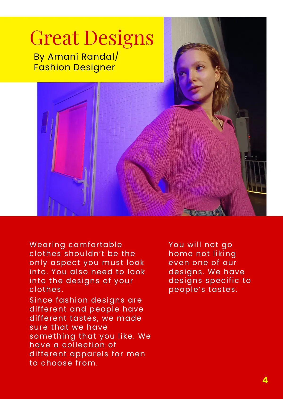 Free Fashion Booklet Template to Edit Online