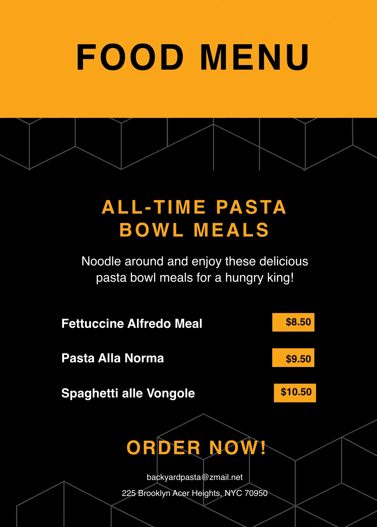 Free Aesthetic Restaurant Table Tent Template to Edit Online